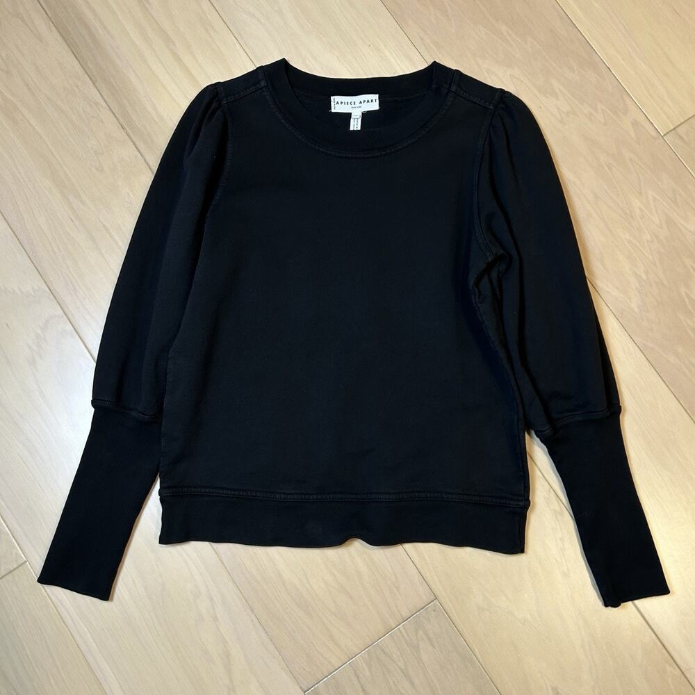 Apiece Apart Olimpio Sweatshirt in Black Women’s XS